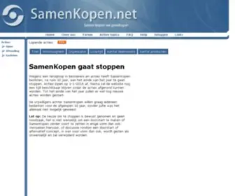 Samenkopen.net(SamenKopen) Screenshot