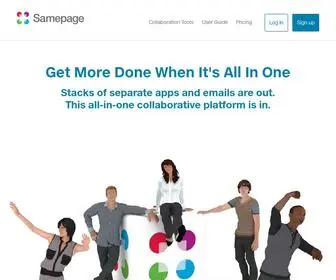 Samepage.io(Log In) Screenshot