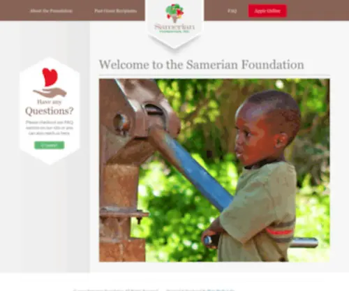 Samerianfoundation.org(The Samerian Foundation) Screenshot