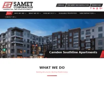 Sametcorp.com(Samet Corporation) Screenshot