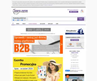 Samfix.com.pl(Samfix-Papier B2B) Screenshot