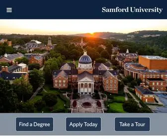 Samford.edu(Samford University) Screenshot