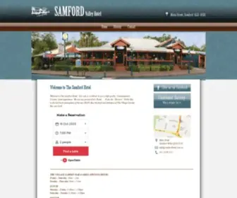 Samfordhotel.com.au(The Samford) Screenshot