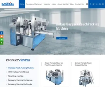 Samfullgroup.com(Foshan Samfull Packing Machine Co) Screenshot