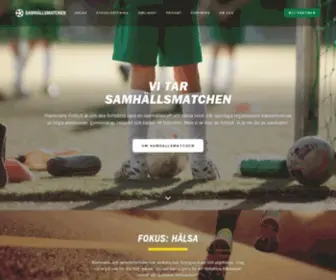 Samhallsmatchen.se(Samhällsmatchen) Screenshot