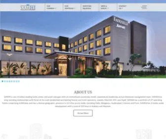 Samhi.co.in(SAMHI Hotels) Screenshot