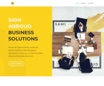 Samiabboud.com(Sami Abboud Business Solutions) Screenshot