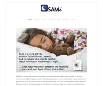 Samialert.com(The Sleep Activity Monitor) Screenshot