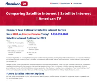 Samilan.com(Comparing Satellite Internet) Screenshot