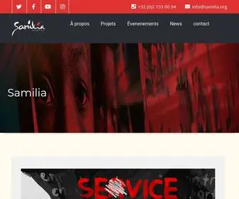 Samilia.org(Samilia Foundation) Screenshot