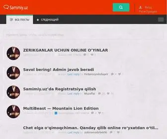 Samimiy.uz(Samimiy Insonlar Davrasida bo'ling) Screenshot