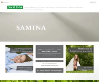 Samina.de(SAMINA Schlafsystem) Screenshot