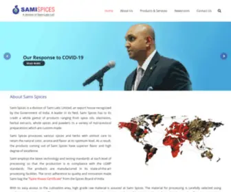 Samispices.com(Sami Spices) Screenshot