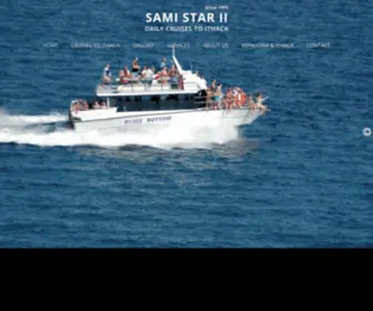 Samistar.com(Sami Star Cruises Kefalonia) Screenshot