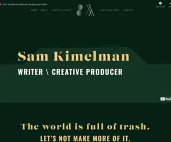 Samkimelman.com(The ego) Screenshot