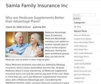 Samla.org(Samla Family Insurance Inc) Screenshot