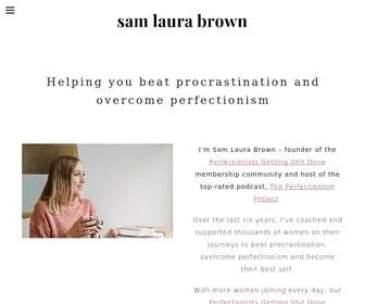 Samlaurabrown.com(Sam Laura Brown) Screenshot