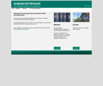 Samlingsportalen.se(Trafikverkets museer) Screenshot