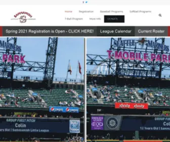 Sammamishlittleleague.org(Play ball) Screenshot