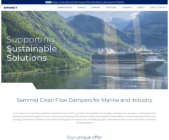 Sammet.fi(Sammet Clean Flow Dampers) Screenshot