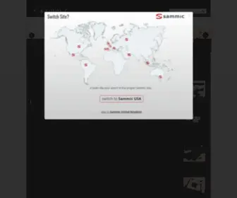 Sammic.co.uk(Equipment for Catering and Hotel) Screenshot