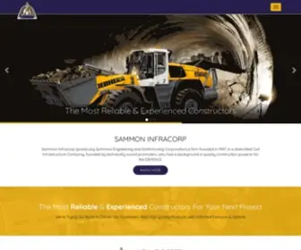 Sammoninfra.com(Sammon Infra) Screenshot