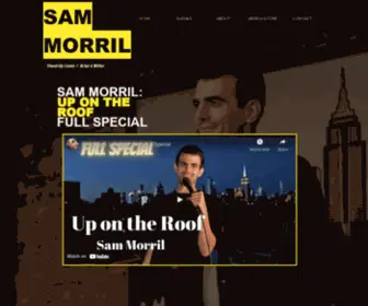 Sammorril.com(Sam morril) Screenshot