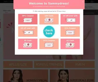 Sammydress.com(Wholesale Clothing) Screenshot