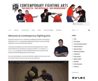 Sammyfranco.com(Contemporary Fighting Arts) Screenshot