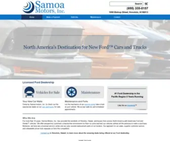 Samoamotors.net(Samoa motors) Screenshot