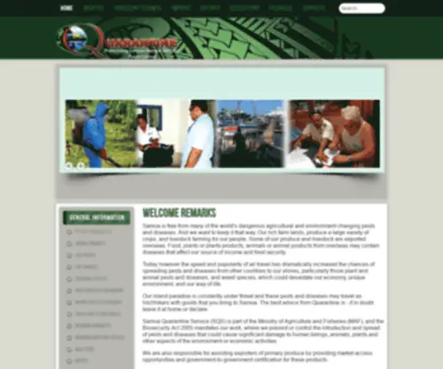Samoaquarantine.gov.ws(Samoaquarantine) Screenshot
