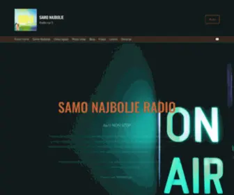 SamonajBoljeradio.com(Radio home) Screenshot