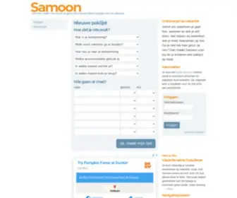 Samoon.nl(Checklist voor vakantie) Screenshot