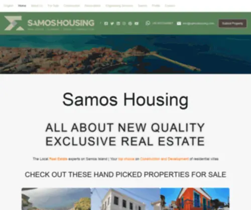 Samoshousing.com(Samos Housing) Screenshot