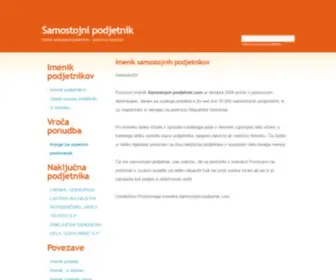 SamostojNi-Podjetnik.com(Poslovni imenik Samostojni podjetnik) Screenshot