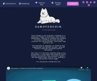 Samoyedcoin.com(Home) Screenshot