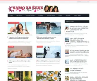 Samozazene.com(Samo za žene) Screenshot