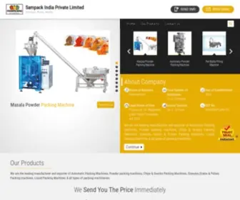 Sampackindia.in(Sampack India Private Limited) Screenshot