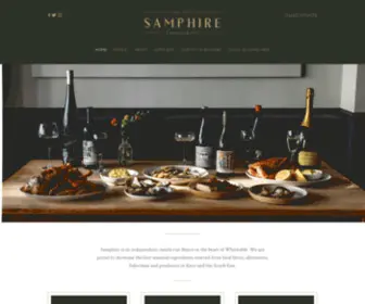 Samphirewhitstable.co.uk(Samphire Restaurant in Whitstable) Screenshot