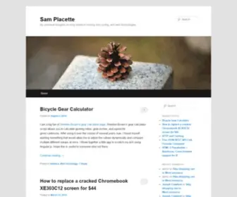 Samplacette.com(Sam Placette) Screenshot