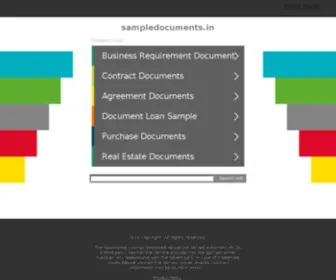 Sampledocuments.in(See related links to what you are looking for) Screenshot