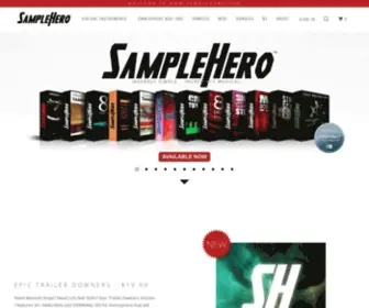 Samplehero.com(SampleHero) Screenshot