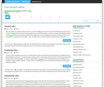Sampleletters4U.org(Free Sample Letters) Screenshot