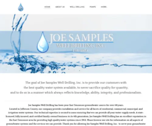 Sampleswelldrilling.com(SAMPLES WELL DRILLING) Screenshot