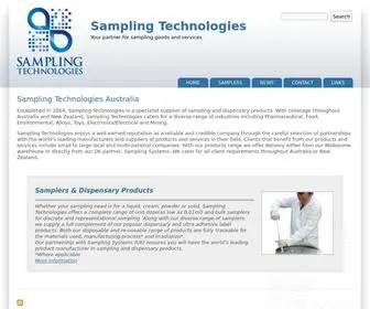 Sampletech.com.au(Sampling Technologies) Screenshot