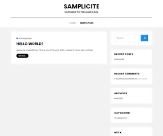 Samplicite.com(Hacemos tu vida más fácil) Screenshot