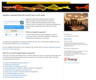 Samplicity.com(Home) Screenshot