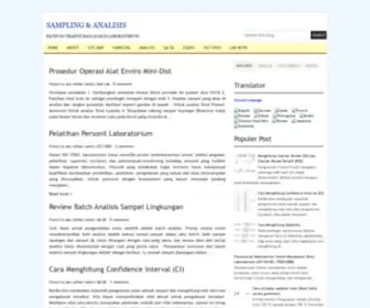 Sampling-Analisis.com(Sampling-Analisis Sampling & Analisis) Screenshot