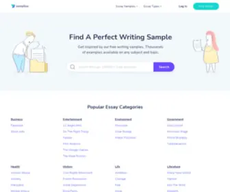 Samplius.com(Free essay examples) Screenshot