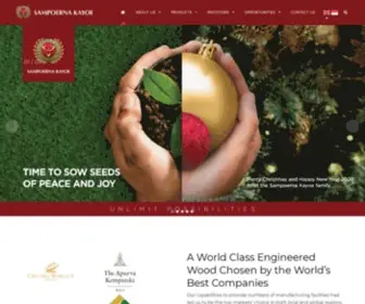 Sampoernakayoe.co.id(A leading engineered wood solution provider in South East Asia) Screenshot